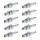 10 Spark Plugs with flat seal seat NGK IAM expertise for YAMAHA and others