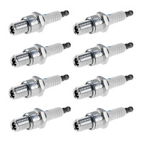 8 Spark Plugs fixed SAE connection NGK aftermarket...