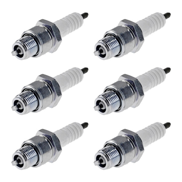 6 Spark Plugs with flat seal seat NGK IAM expertise for YAMAHA and others