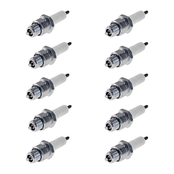 10 Spark Plugs with flat seal seat NGK IAM expertise for YAMAHA and others
