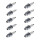 10 Spark Plugs with flat seal seat NGK IAM expertise for YAMAHA and others