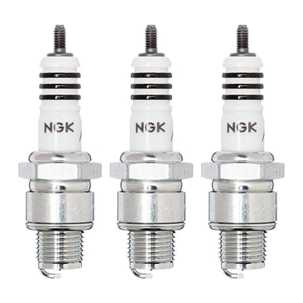 3 Spark Plugs with flat seat NGK IAM-Expertise Iridium IX for YAMAHA and others