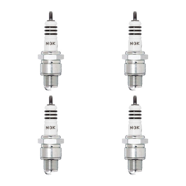 4 Zündkerzen mit Flachdichtsitz NGK IAM-Expertise Iridium IX für u.a. YAMAHA