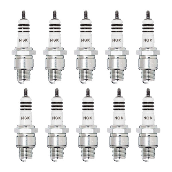 10 Zündkerzen mit Flachdichtsitz NGK IAM-Expertise Iridium IX für u.a. YAMAHA