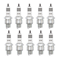 10 Spark Plugs with flat seat NGK IAM-Expertise Iridium...