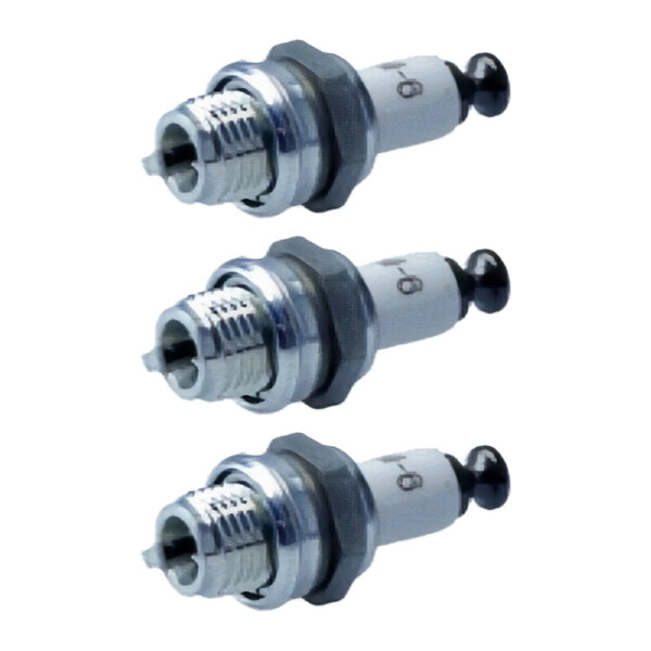 3 Spark Plugs with flat seal seat NGK aftermarket expertise for HONDA and others