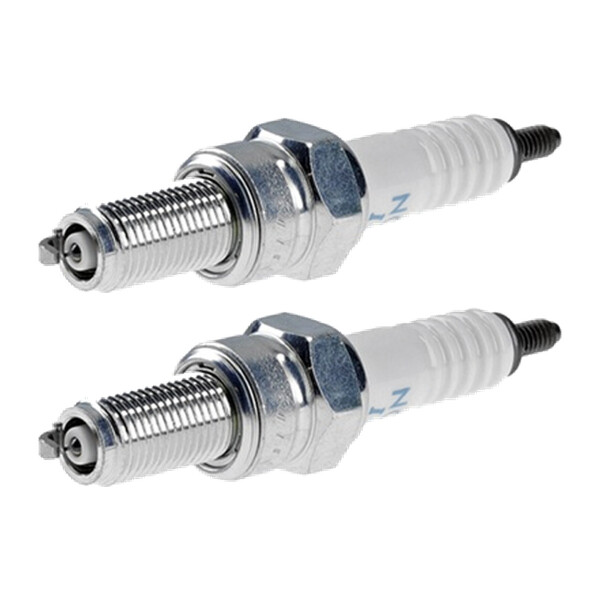 2 Spark Plugs with flat seal seat NGK aftermarket expertise for SUZUKI
