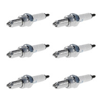 6 Spark Plugs with flat seal seat NGK aftermarket...