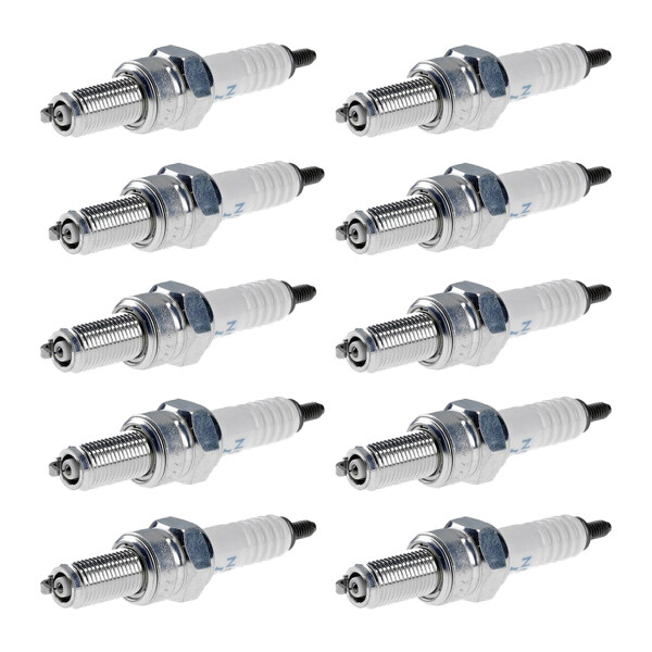 10 Spark Plugs with flat seal seat NGK aftermarket expertise for SUZUKI