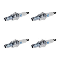 4 Spark Plugs with flat seal seat NGK IAM expertise for...