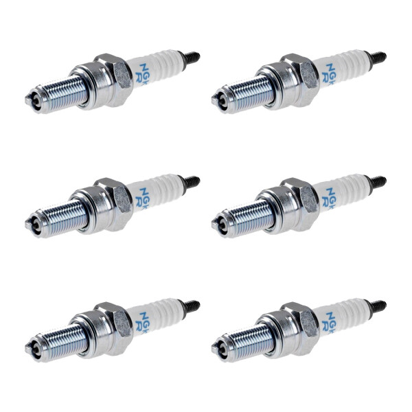 6 Spark Plugs with flat seal seat NGK IAM expertise for YAMAHA and others