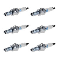 6 Spark Plugs with flat seal seat NGK IAM expertise for...