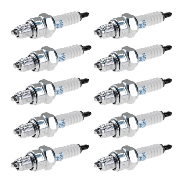 10 Spark Plugs with flat seal seat NGK IAM expertise for YAMAHA and others