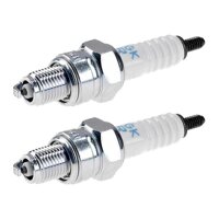 2 Spark Plugs with flat seal seat NGK aftermarket...