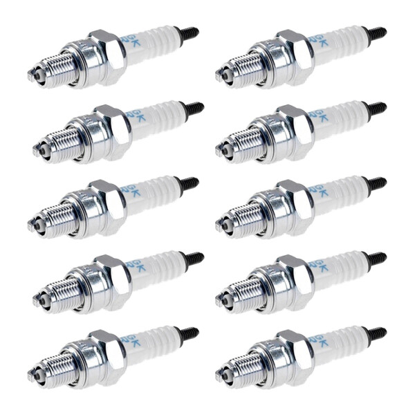 10 Spark Plugs with flat seal seat NGK aftermarket expertise for HONDA