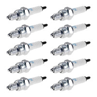 10 Spark Plugs with flat seal seat NGK aftermarket...