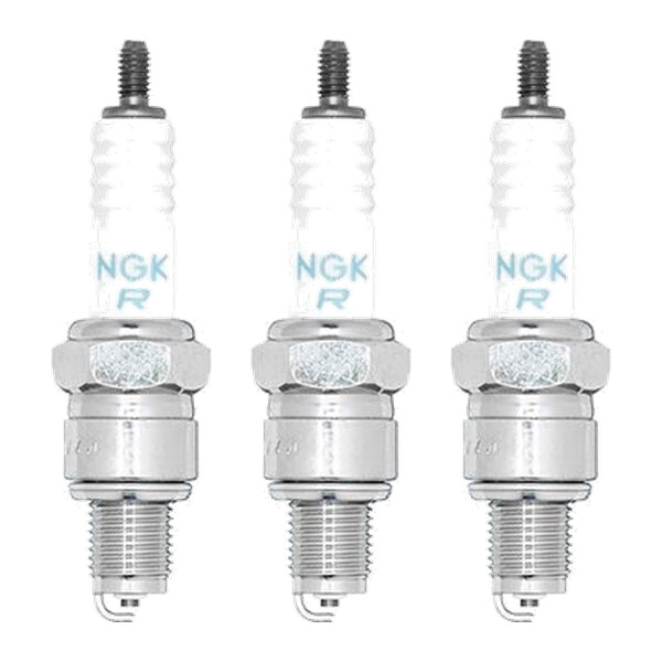 3 Spark Plugs with flat seal seat NGK IAM expertise for YAMAHA and others