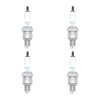4 Spark Plugs with flat seal seat NGK IAM expertise for...