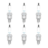 6 Spark Plugs with flat seal seat NGK IAM expertise for...