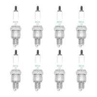 8 Zündkerzen mit Flachdichtsitz NGK...