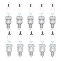 10 Spark Plugs with flat seal seat NGK IAM expertise for...