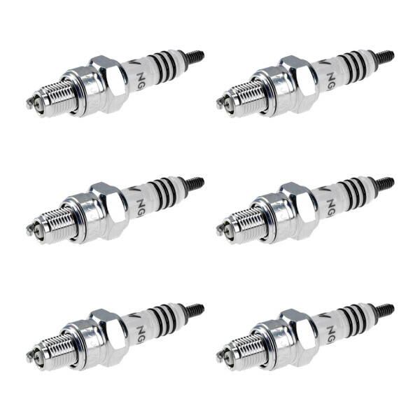 6 Spark Plugs with flat seat NGK IAM-Expertise Iridium IX for YAMAHA and others
