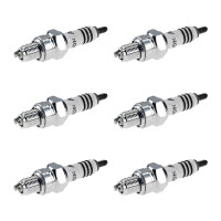 6 Spark Plugs with flat seat NGK IAM-Expertise Iridium IX...