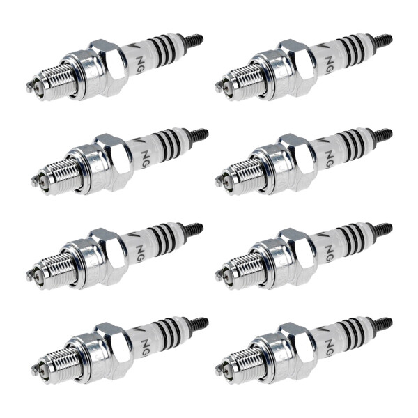 8 Spark Plugs with flat seat NGK IAM-Expertise Iridium IX for YAMAHA and others