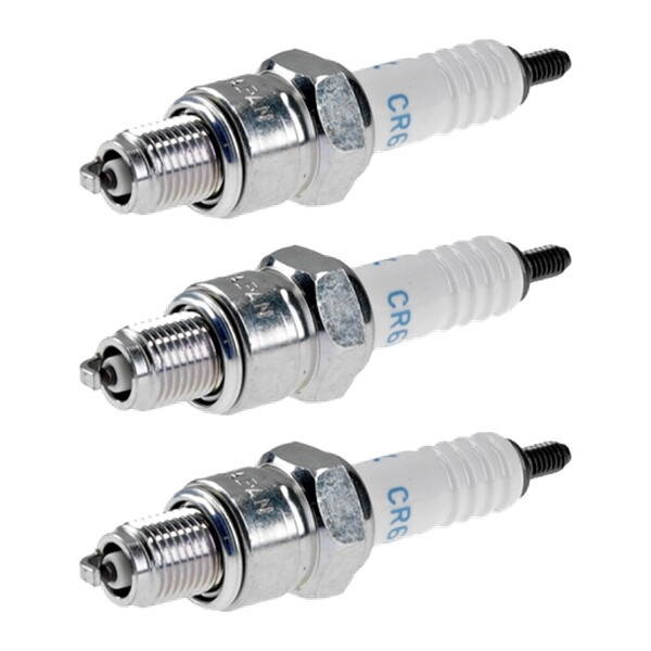 3 Spark Plugs with flat seal seat NGK IAM expertise for YAMAHA and others