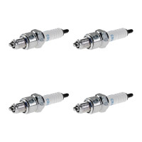 4 Spark Plugs with flat seal seat NGK IAM expertise for...