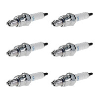 6 Spark Plugs with flat seal seat NGK IAM expertise for...