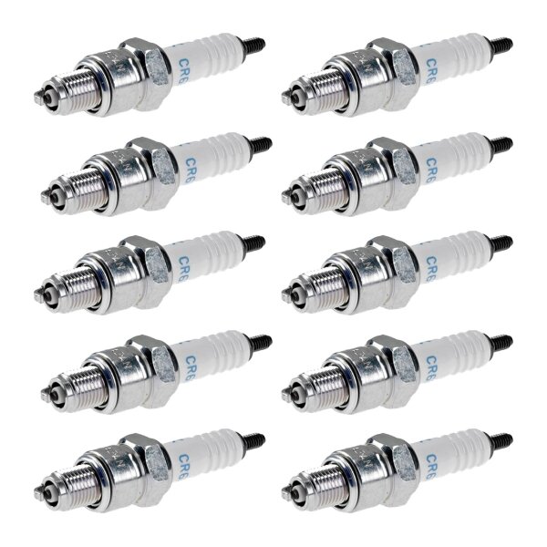 10 Spark Plugs with flat seal seat NGK IAM expertise for YAMAHA and others