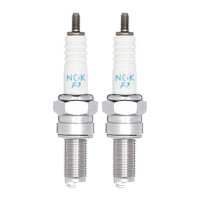 2 Zündkerzen mit Flachdichtsitz NGK...