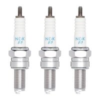3 Spark Plugs with flat seal seat NGK IAM expertise for...