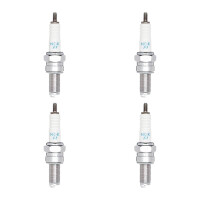 4 Spark Plugs with flat seal seat NGK IAM expertise for...