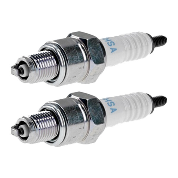 2 Spark Plugs with flat seal seat NGK aftermarket expertise for HONDA