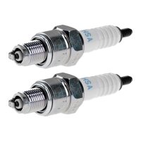 2 Spark Plugs with flat seal seat NGK aftermarket...