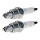 2 Spark Plugs with flat seal seat NGK aftermarket expertise for HONDA