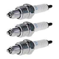 3 Spark Plugs with flat seal seat NGK aftermarket...