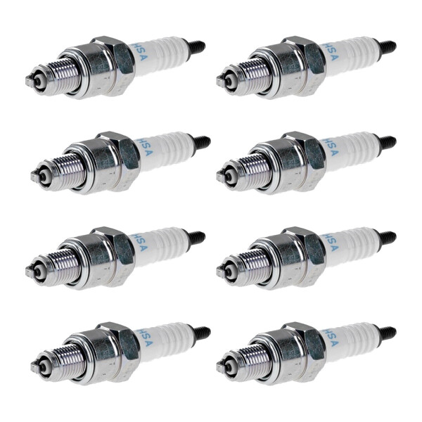 8 Spark Plugs with flat seal seat NGK aftermarket expertise for HONDA