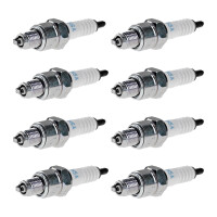 8 Spark Plugs with flat seal seat NGK aftermarket...