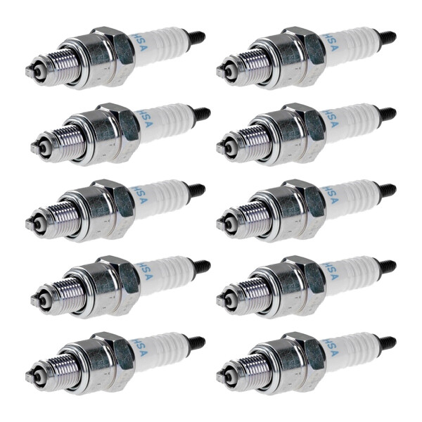 10 Spark Plugs with flat seal seat NGK aftermarket expertise for HONDA