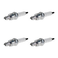 4 Spark Plugs with flat seal seat NGK aftermarket...