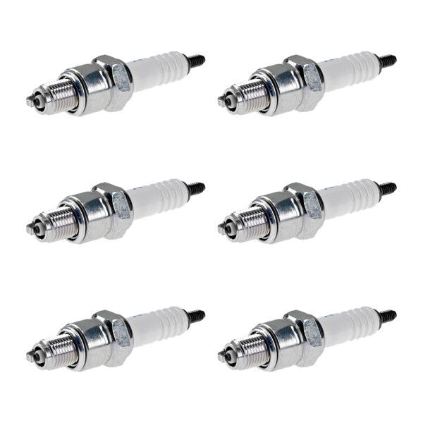 6 Spark Plugs with flat seal seat NGK aftermarket expertise for YAMAHA