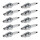 10 Spark Plugs with flat seal seat NGK aftermarket expertise for YAMAHA