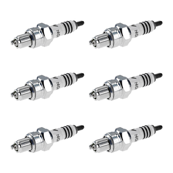 6 Spark Plugs with flat seal seat NGK Iridium IX for HONDA and others