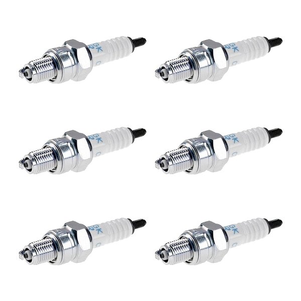 6 Spark Plugs with flat seal seat NGK IAM expertise for YAMAHA and others