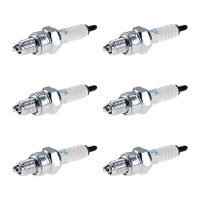 6 Spark Plugs with flat seal seat NGK IAM expertise for...