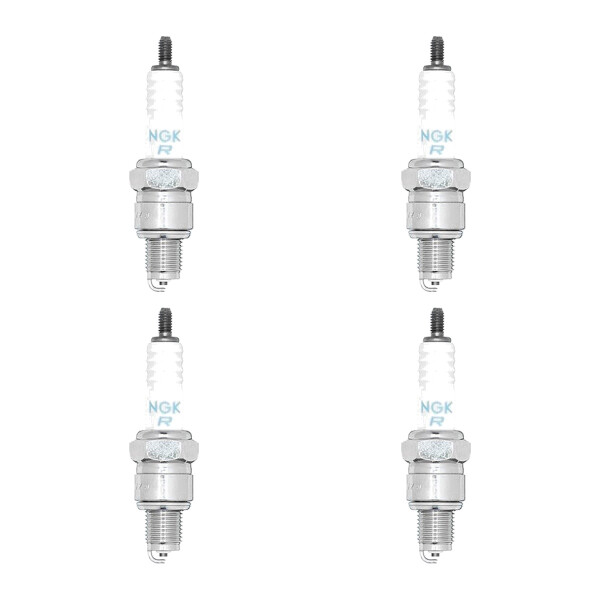 4 Spark Plugs with flat seal seat NGK Quick for YAMAHA and others