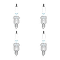 4 Zündkerzen mit Flachdichtsitz NGK Quick...